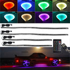 LED Müzik Uzaktan Kumandalı Şeritler 12w Neon Işıklar Araba Dış