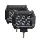 4 İnç Çift Sıralı 30W 6500K Off Road LED Çalışma Lambaları Kamyon Jeep için 4D Lens