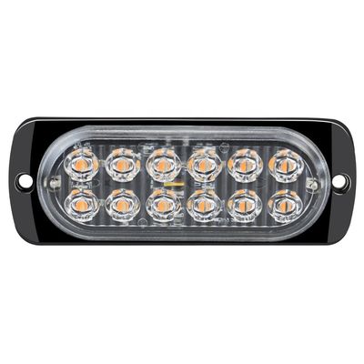 12 adet 36W Süper Parlak Izgara LED Strobe Uyarı Işıkları