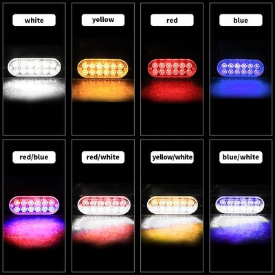 12 adet 36W Süper Parlak Izgara LED Strobe Uyarı Işıkları