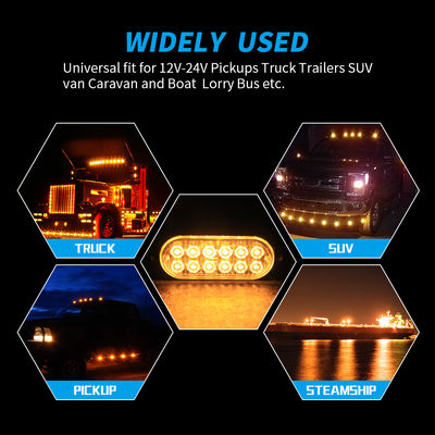12 adet 36W Süper Parlak Izgara LED Strobe Uyarı Işıkları