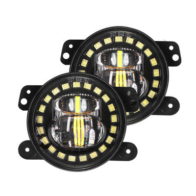 30W Jeep LED Farlar ve Sis Farları Otomatik 4 İnç IP67 DRL